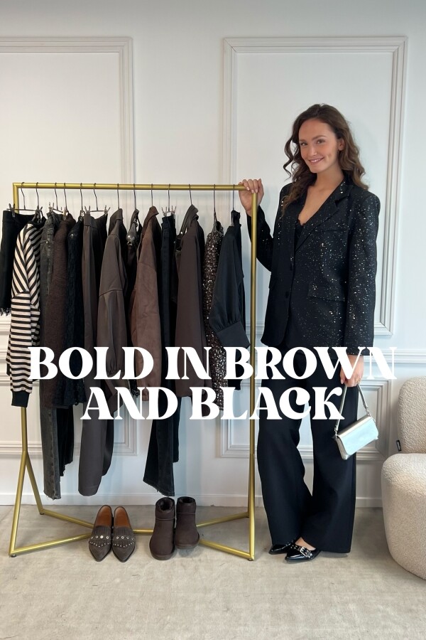 Bold in Brown & Black | stylevideo | gossip fashionstore