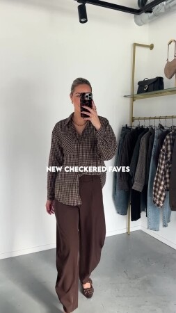 New checkered faves @ Gossip 🤎 Ben jij ook helemaal fan van d...