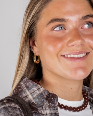 New earrings added to the collection 🌟 Deze gouden oorbellen ...