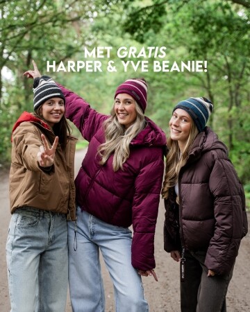 Free gift! 💜 Je ontvang nu een gratis Harper & Yve beanie bij...