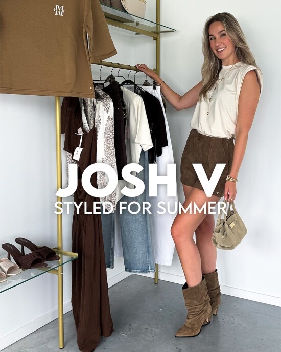 Josh V | Najaarscollectie Fall Winter - styled for summer