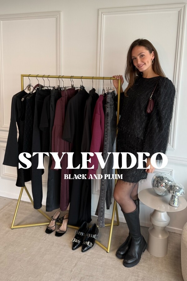 BLACK & PLUM | PARTY WEAR | GOSSIP FASHIONSTORE