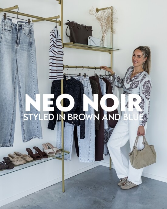 Neo Noir | Styled in Brown & Blue