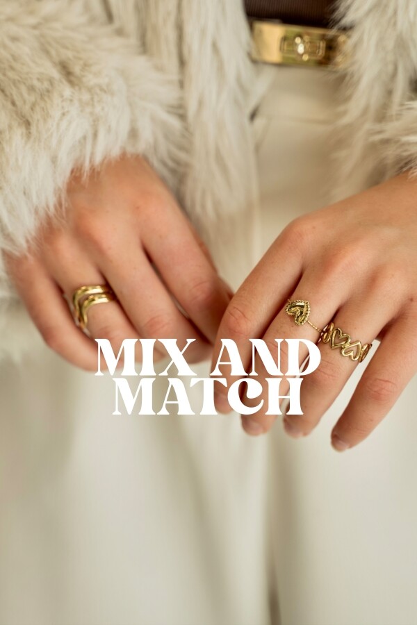 ringen mix & match hartjes