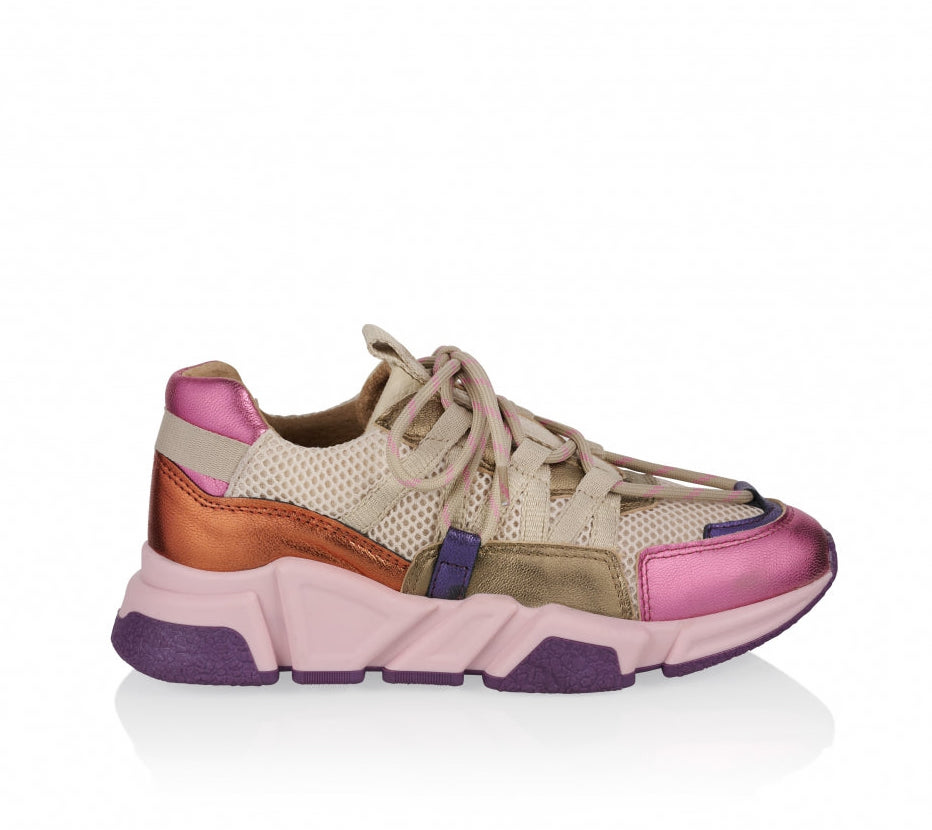 LOS ANGELES SNEAKERS BEIGE PAARS DWRS LABEL