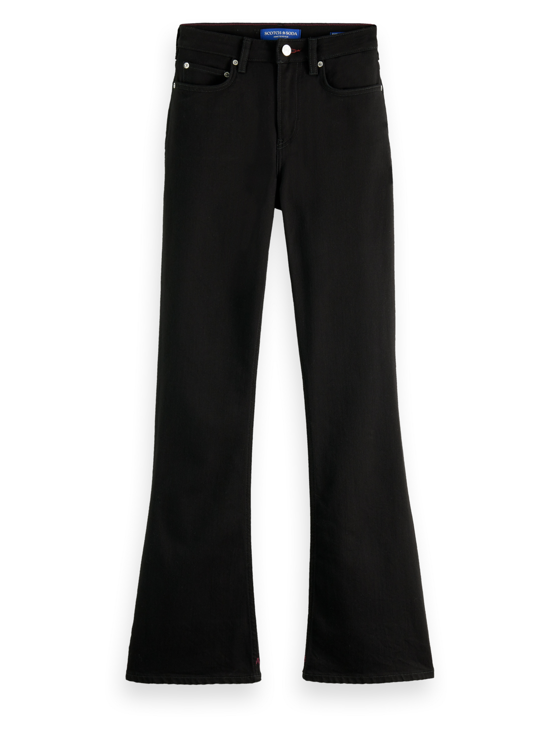 Scotch & Soda Broeken & jeans The Charm flared jeans Stay Black
