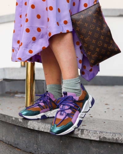 DWRS LABEL LOS ANGELES SNEAKERS LILA 