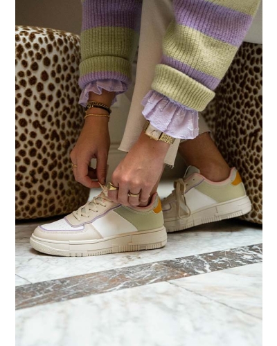 Gossip SNEAKER MIKKIE BEIGE GROEN 