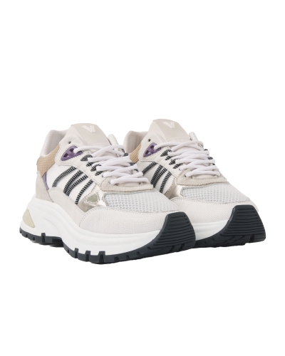 Via Vai SNEAKERS LIZ BEIGE WIT