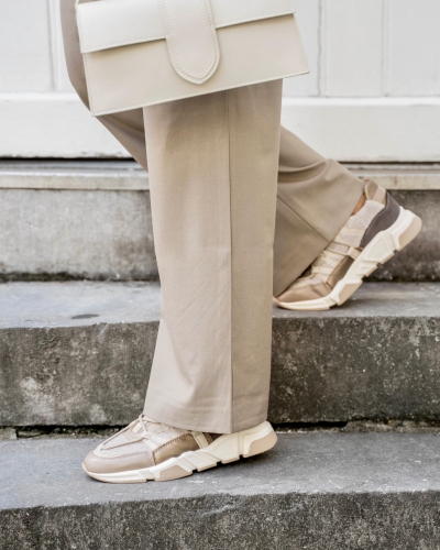 DWRS LABEL SNEAKERS LOS ANGELES TERRY TAUPE