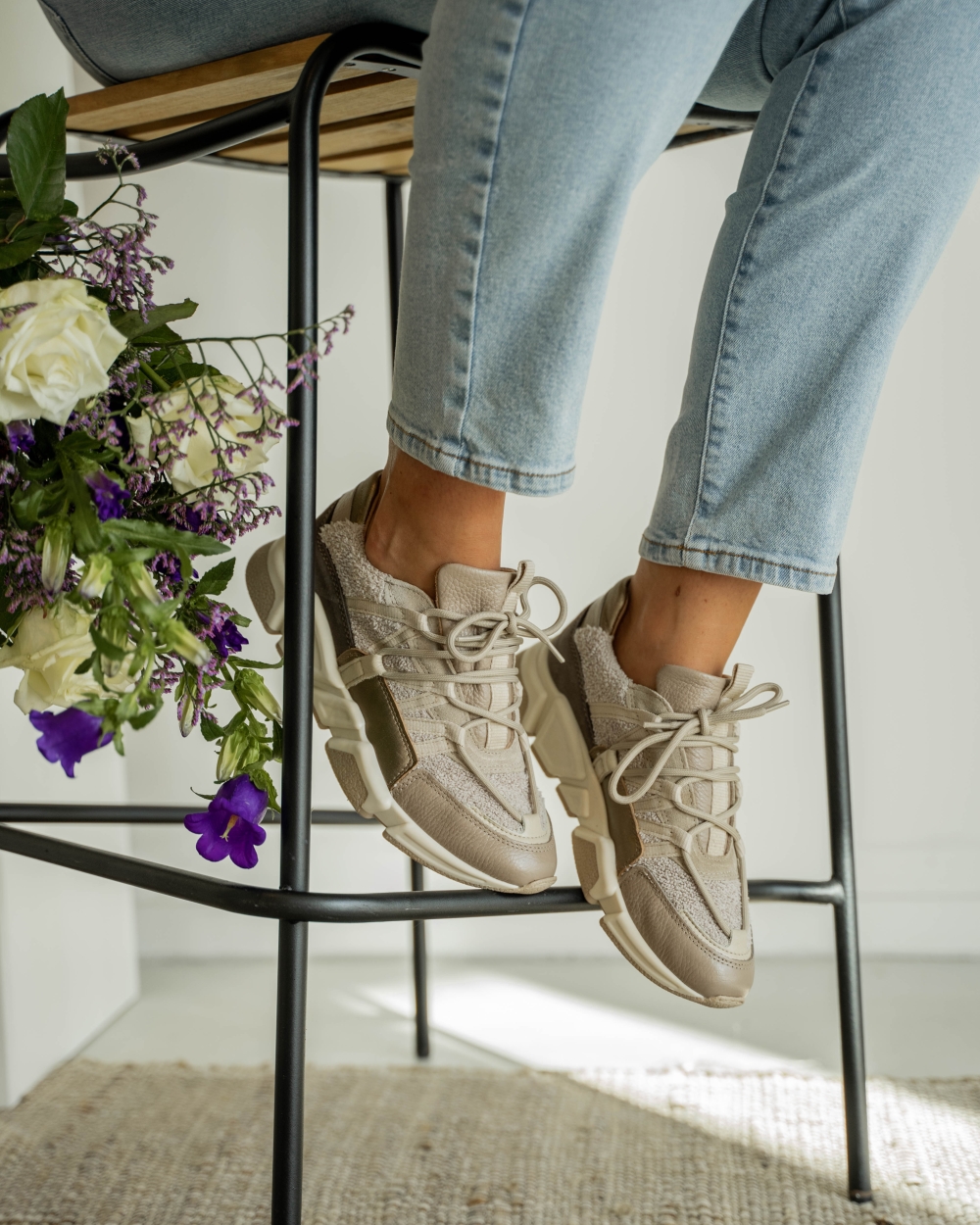 SNEAKERS LOS ANGELES TERRY TAUPE