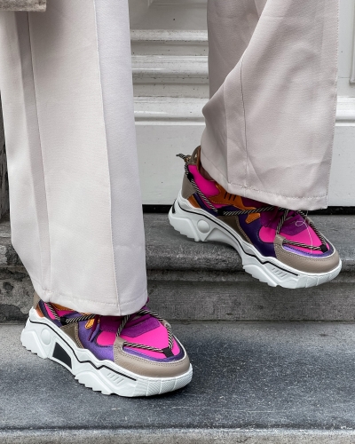 DWRS LABEL SNEAKERS JUNIPER FUCHSIA