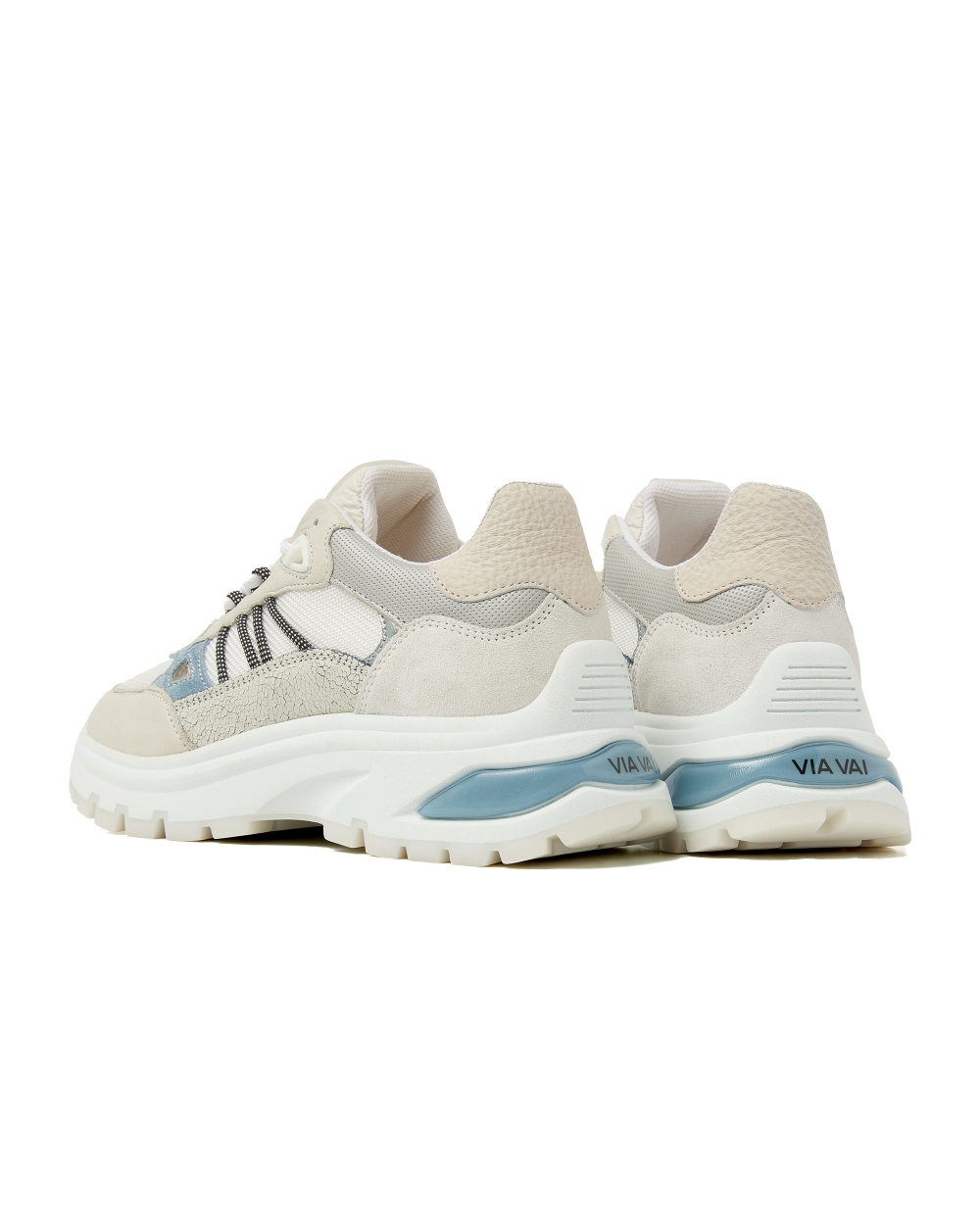 SNEAKER LIZ DAE OFF WHITE - BLAUW 