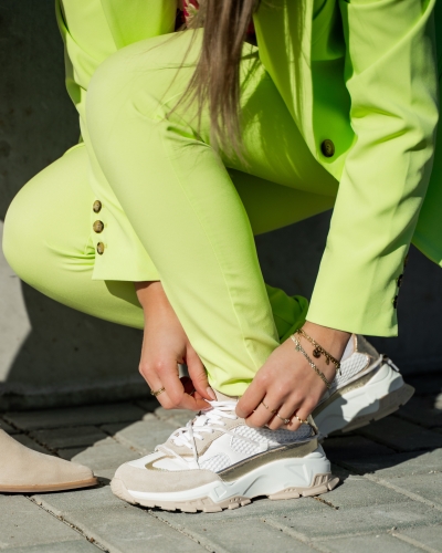SNEAKER BONNEY SAND/CHAMPAGNE