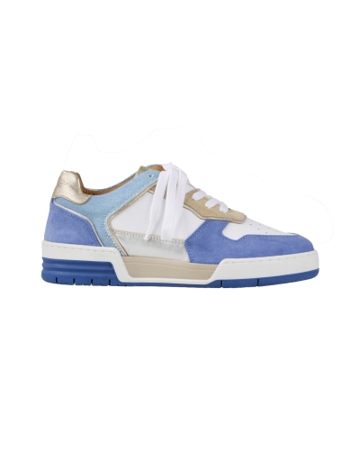 DWRS LABEL SNEAKER RUGBY JEANS/WIT