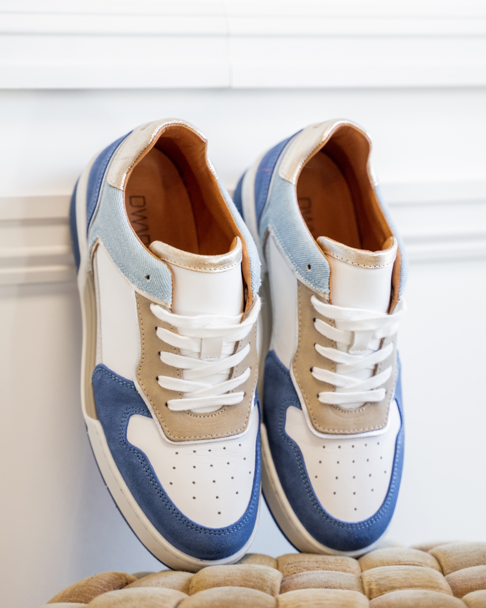 SNEAKER RUGBY JEANS/WIT
