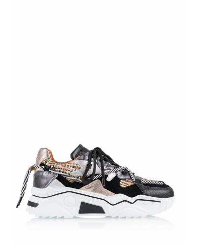 DWRS LABEL SNEAKER JUPITER BLACK STONE
