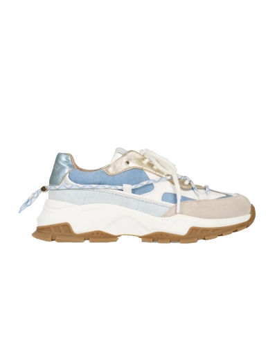DWRS LABEL SNEAKER BONNEY CHAMPAGNE DENIM