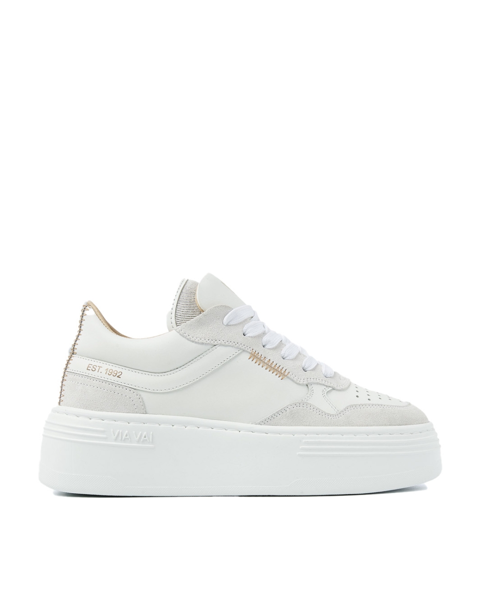 SNEAKER ISA CECILE COMBI IRIS WIT