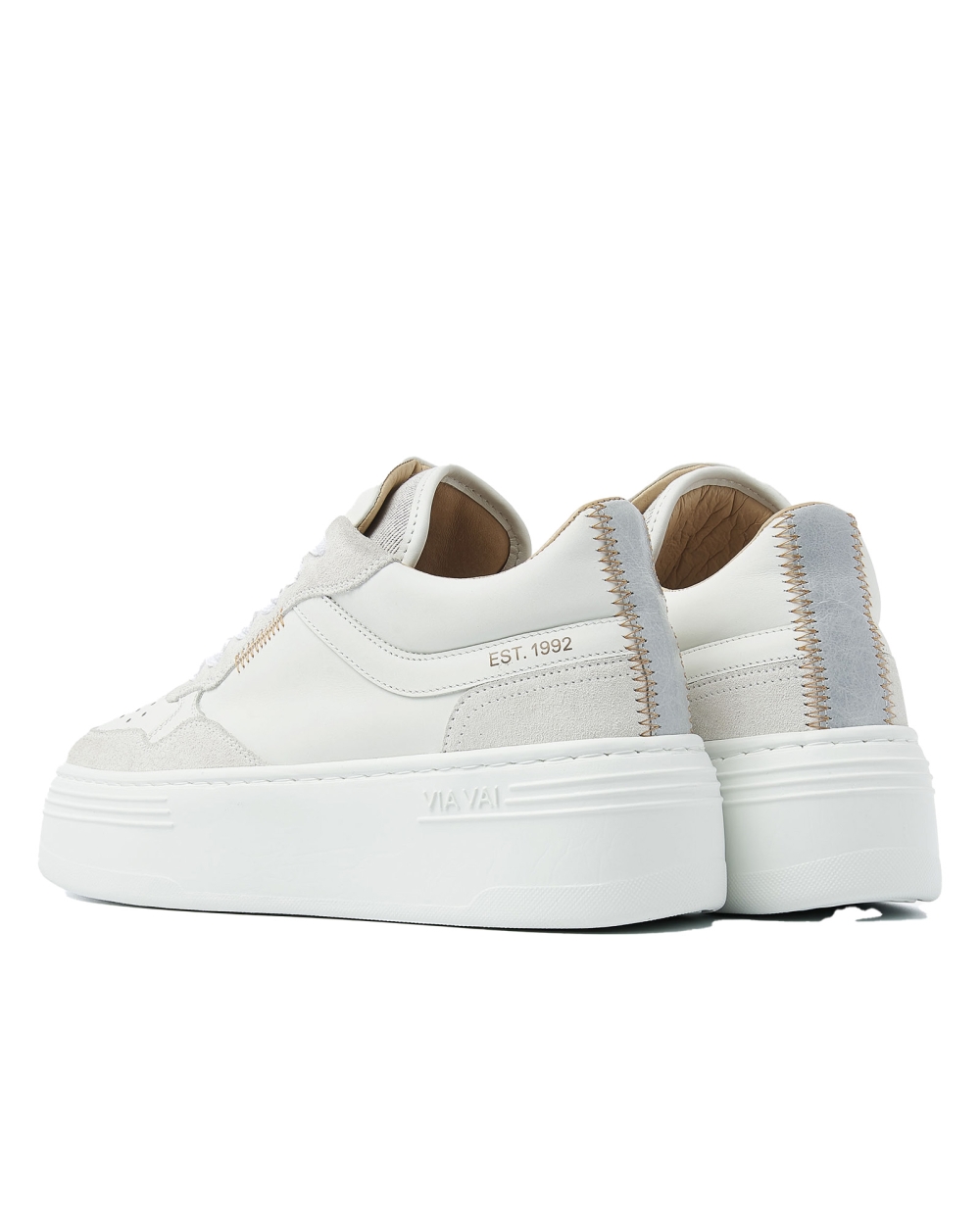 SNEAKER ISA CECILE COMBI IRIS WIT