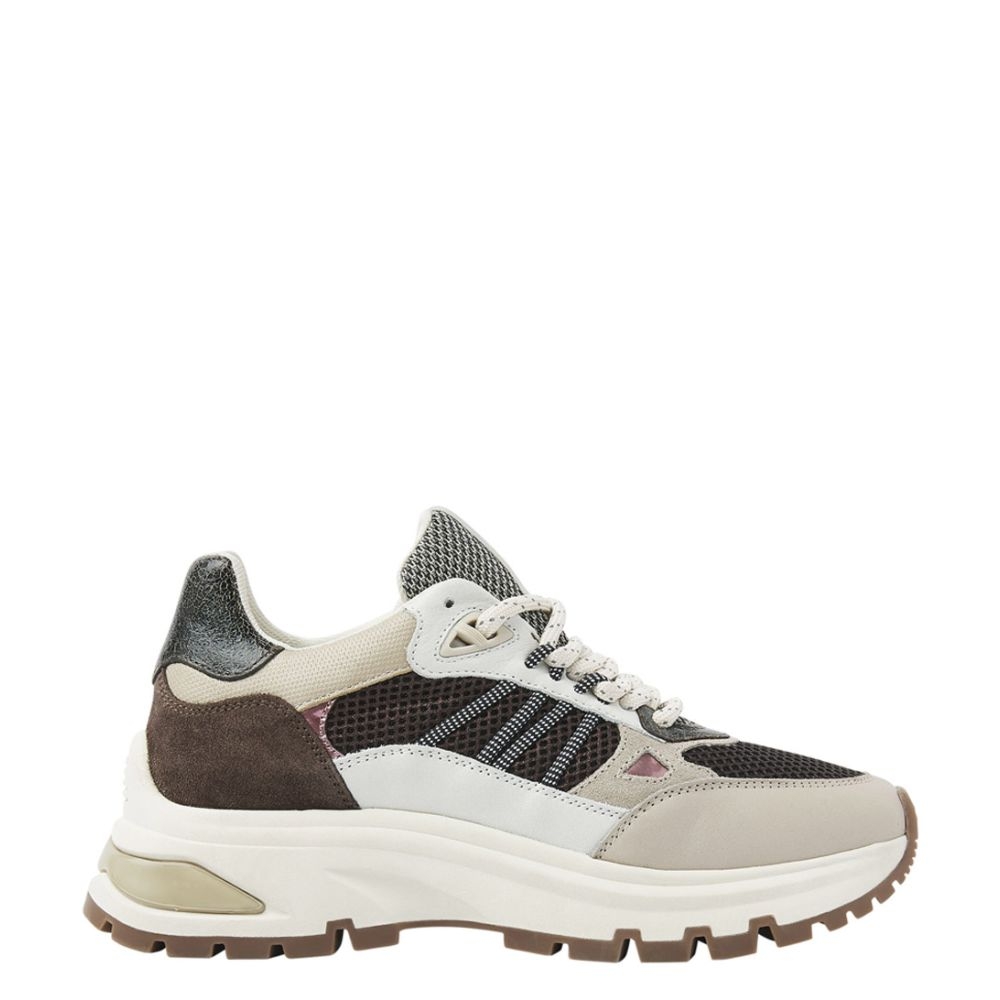 LIZ DAE SNEAKER COMBI CHOCOLATE BRUIN
