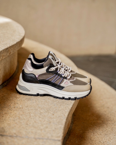 Via Vai LIZ DAE SNEAKER COMBI CHOCOLATE BRUIN