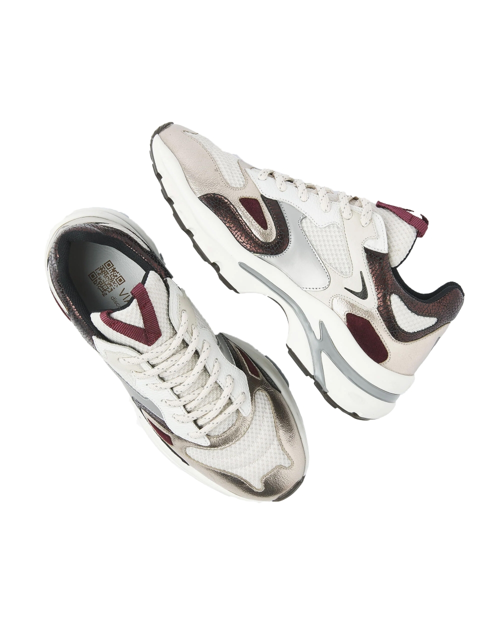 SNEAKER VESPER DUE BORDEAUX