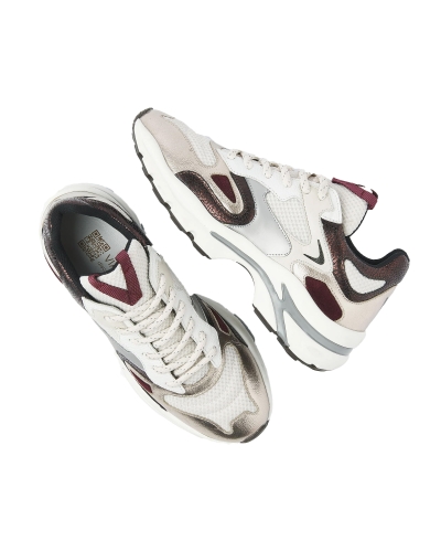SNEAKER VESPER DUE BORDEAUX