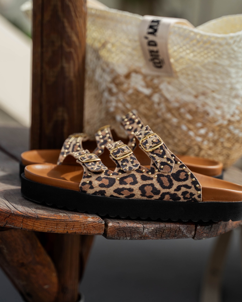 SANDALEN MIAMI PANTER