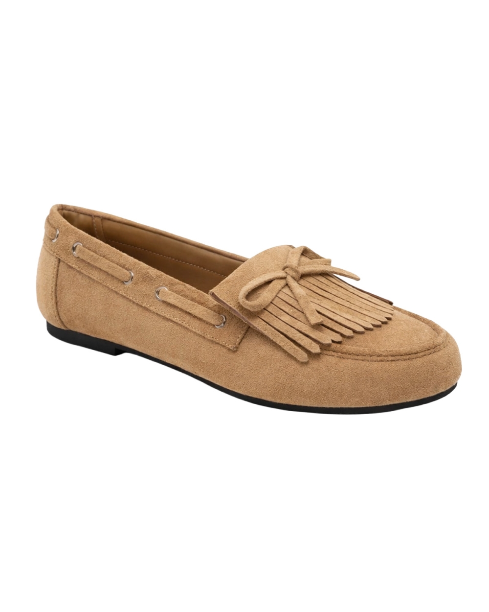 SUEDE MOCASSINS BEIGE