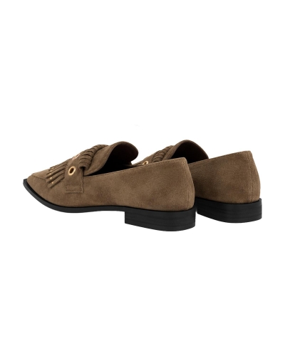 Gossip LOAFER MET FRANJES Taupe