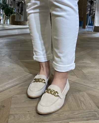 DWRS LABEL HAVANA CHAIN LOAFER BEIGE