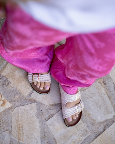 DWRS LABEL SLIPPER MADEIRA SAND