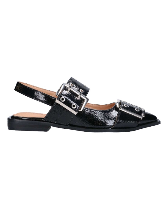 SLINGBACK ZWART
