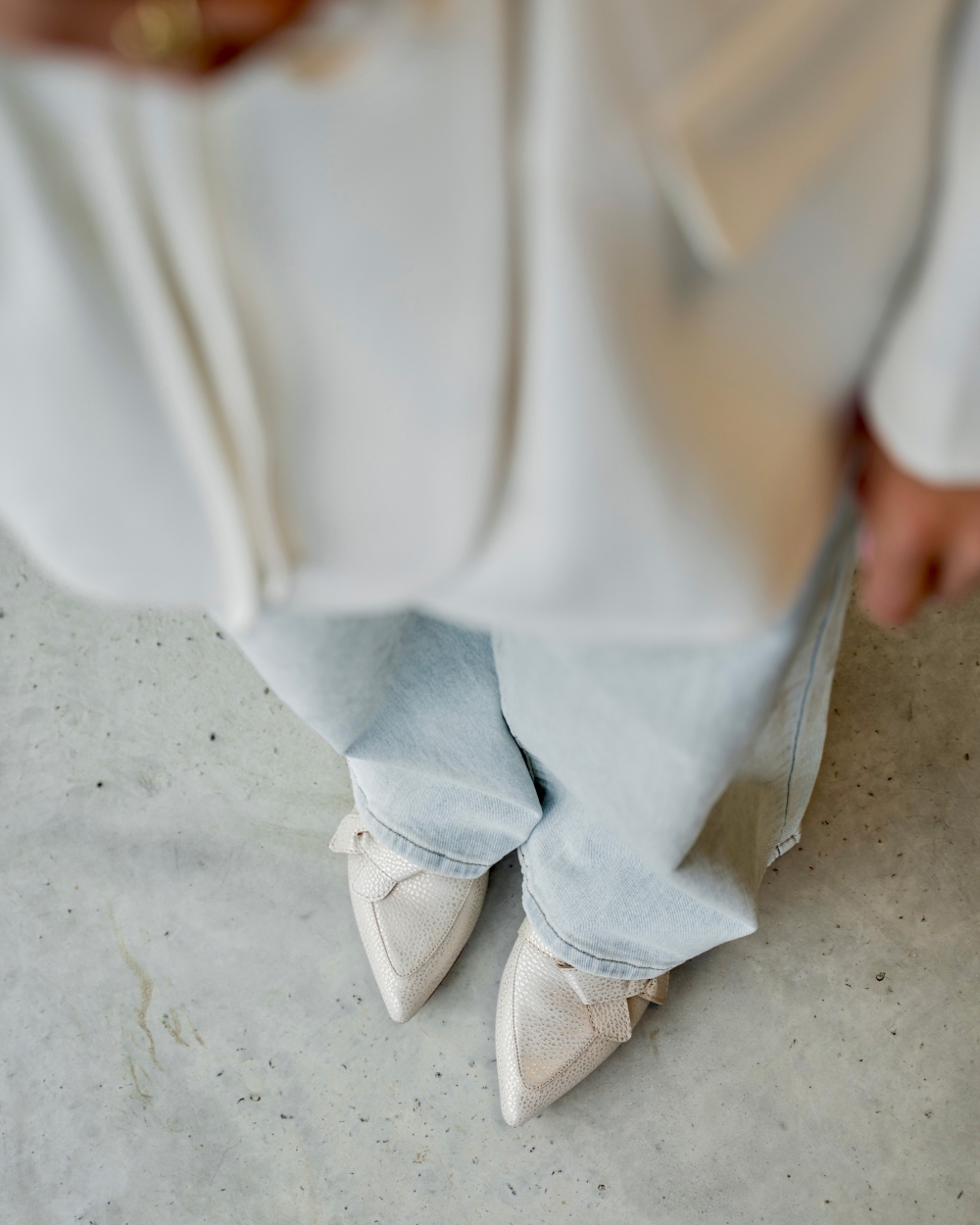 LOAFER LOLA RAYNE ECRU GOUD