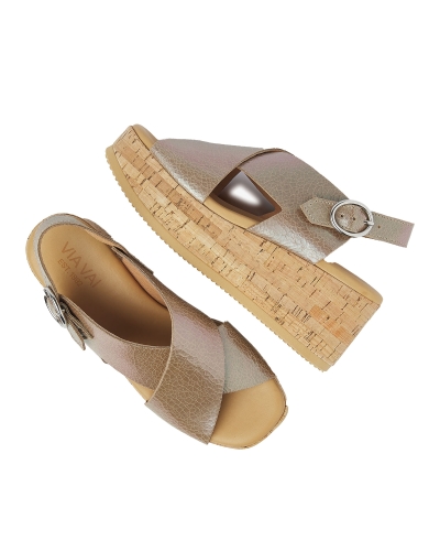 SANDALEN SISSEL RAISE METALLIC