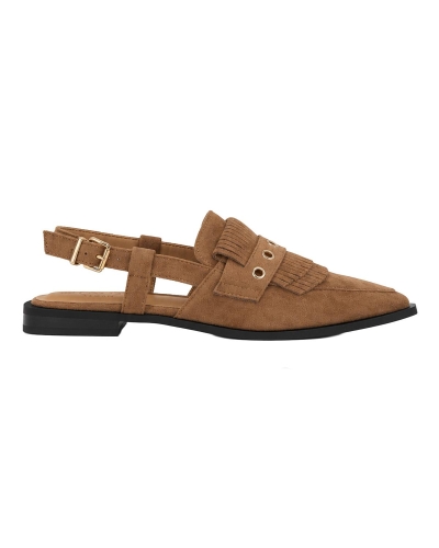 Gossip SLINGBACK MET FRANJES Cognac