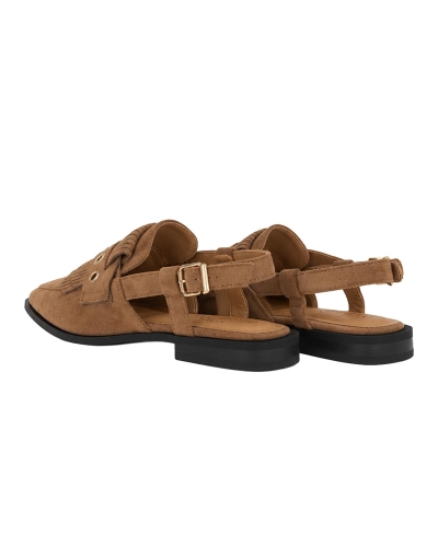 Gossip SLINGBACK MET FRANJES Cognac