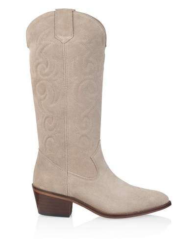 DWRS LABEL DWRS LABEL Laarzen IDAHO WESTERN BOOTS Beige