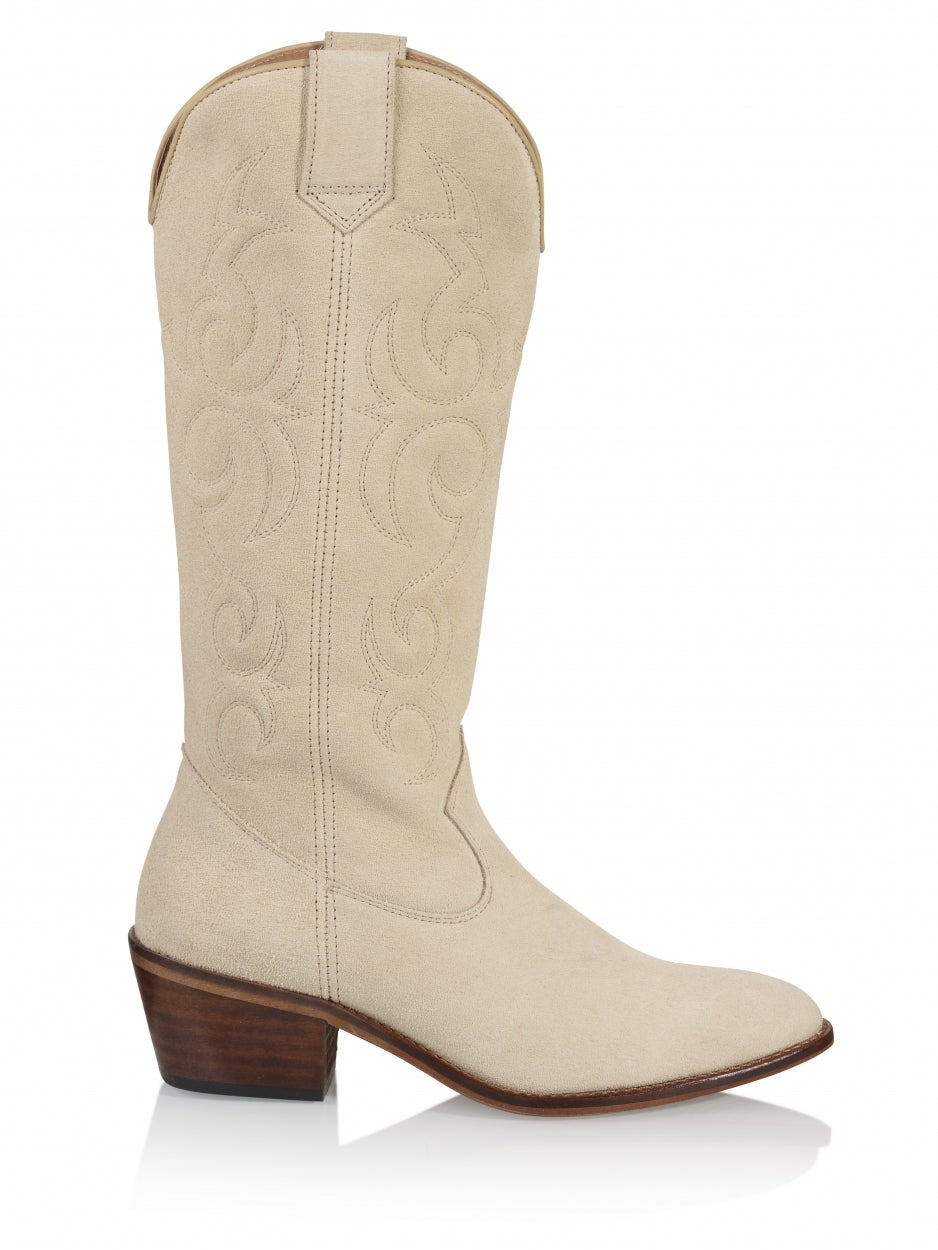 IDAHO WESTERN LAARZEN SUEDE ZAND