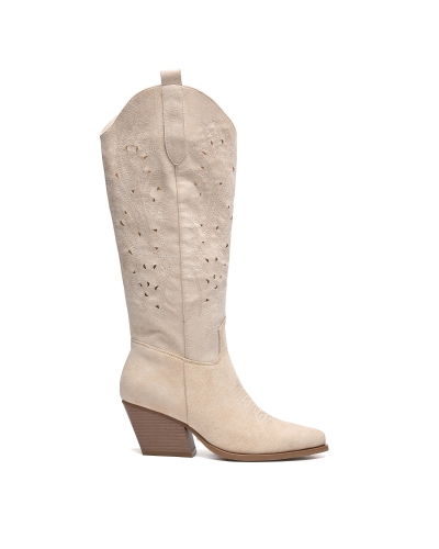 Gossip JUNE WESTERN LAARZEN BEIGE