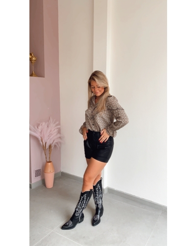 Gossip ELENA WESTERN LAARZEN ZWART