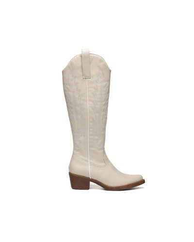 Gossip ELENA WESTERN LAARZEN BEIGE