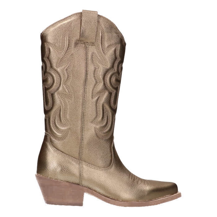 WESTERN BOOTS STITCHING BRONS | GOSSIP