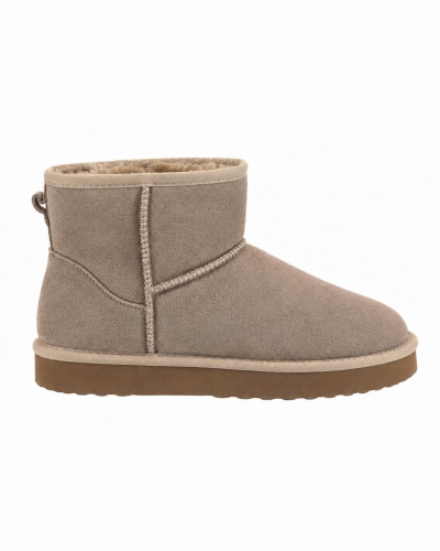 Gossip GEVOERDE SUEDE BOOTS Taupe