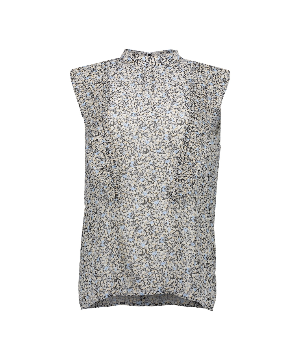 BLOEMEN EN RUFFLES TOP