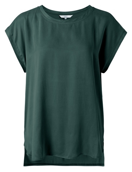 FABRIC MIX TOP GROEN