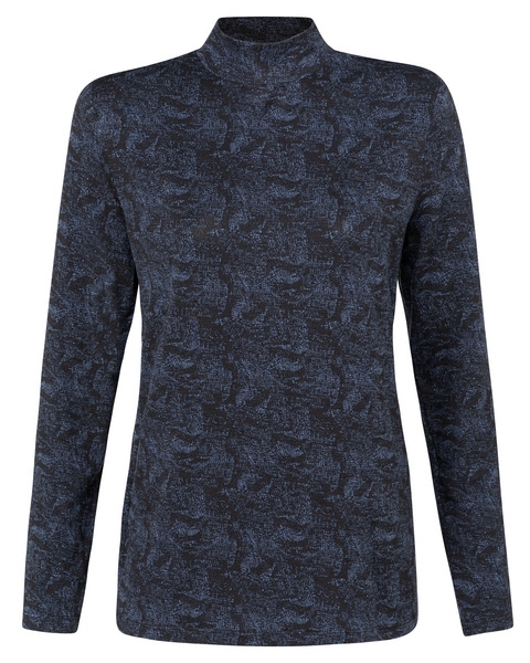 JERSEY TOP MET PRINT