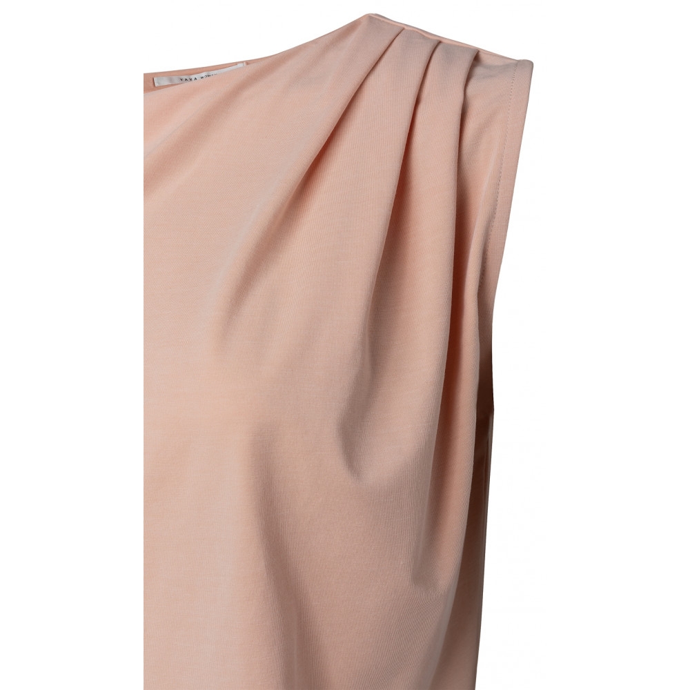 ASYMMETRIC TOP ALMOST APRICOT 