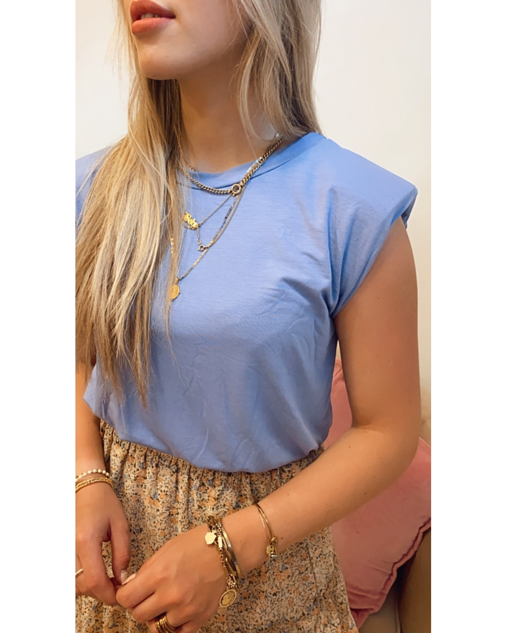 TOP BO BLAUW 